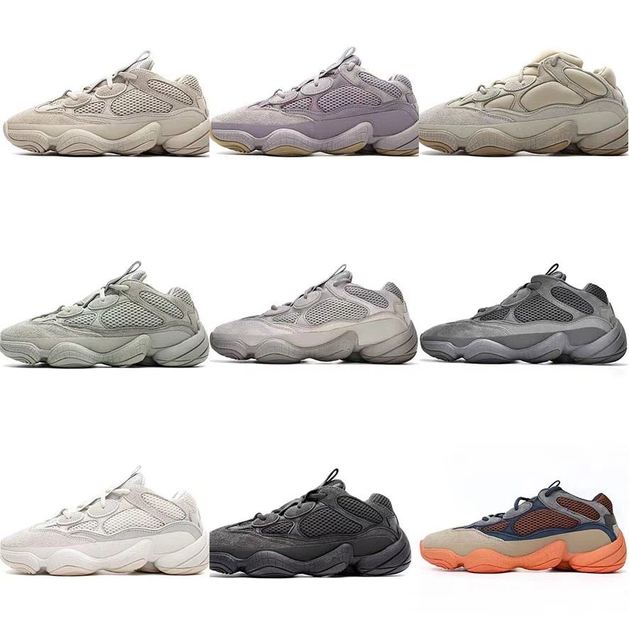 Yeezy Pure Coconut 500 Dad Shoes Couple Yeezy500 Running Casual Sports Shoes 90 - Image 1