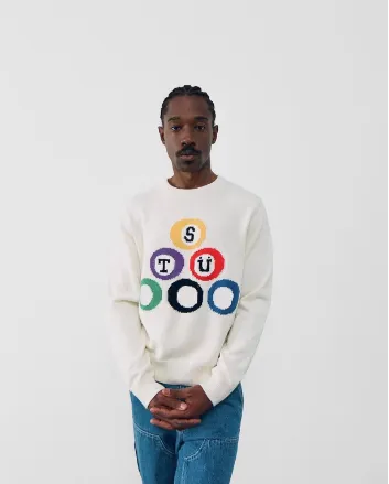 stussy 8ball knit - Image 1