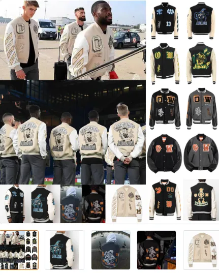 off white varsitys - Image 1