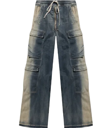 RICK OWENS MULTIPLE POCKET JEANS - Image 1