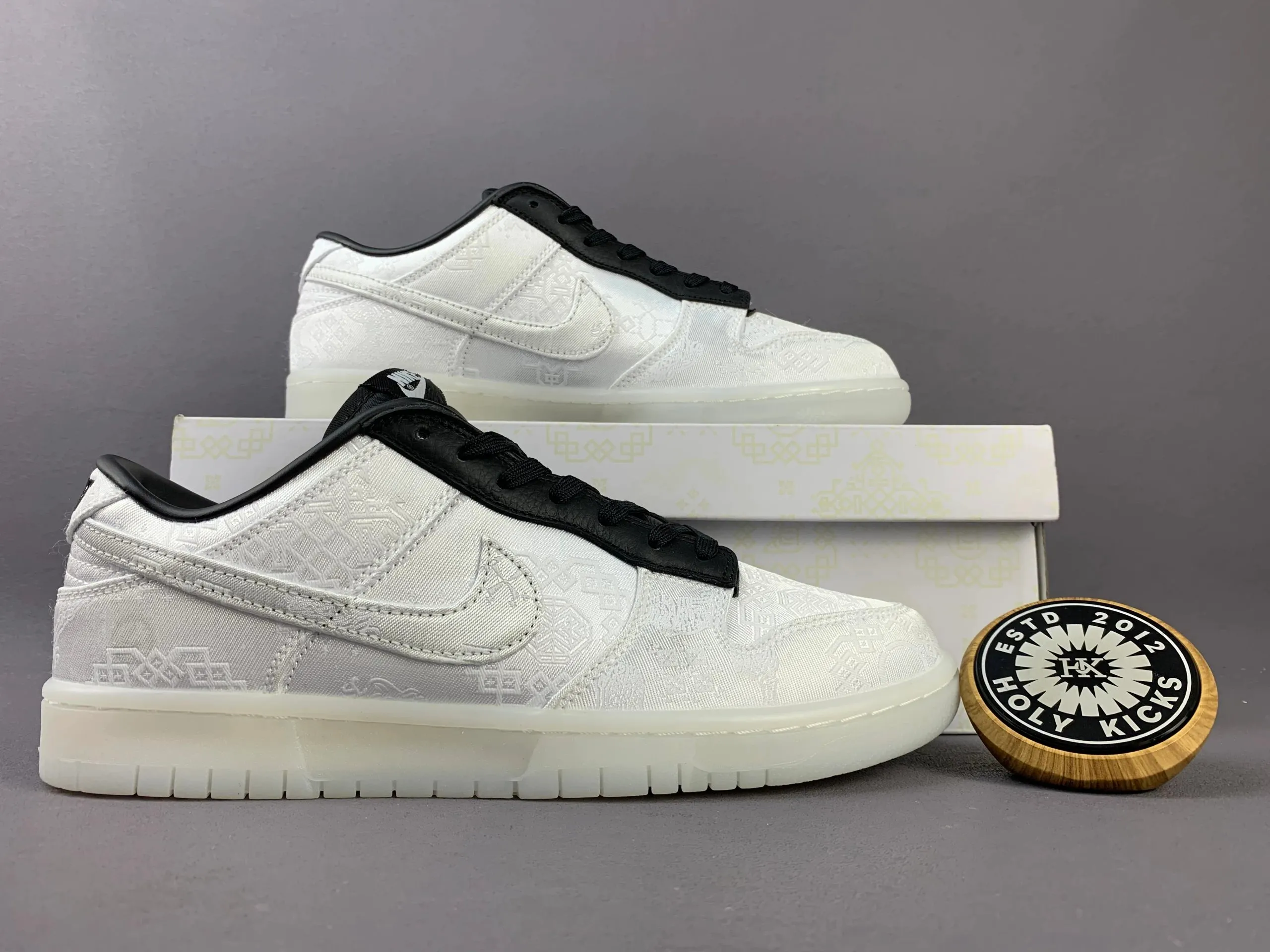 DUNK LOW SP WHITE-BLACK BLANC - Image 1