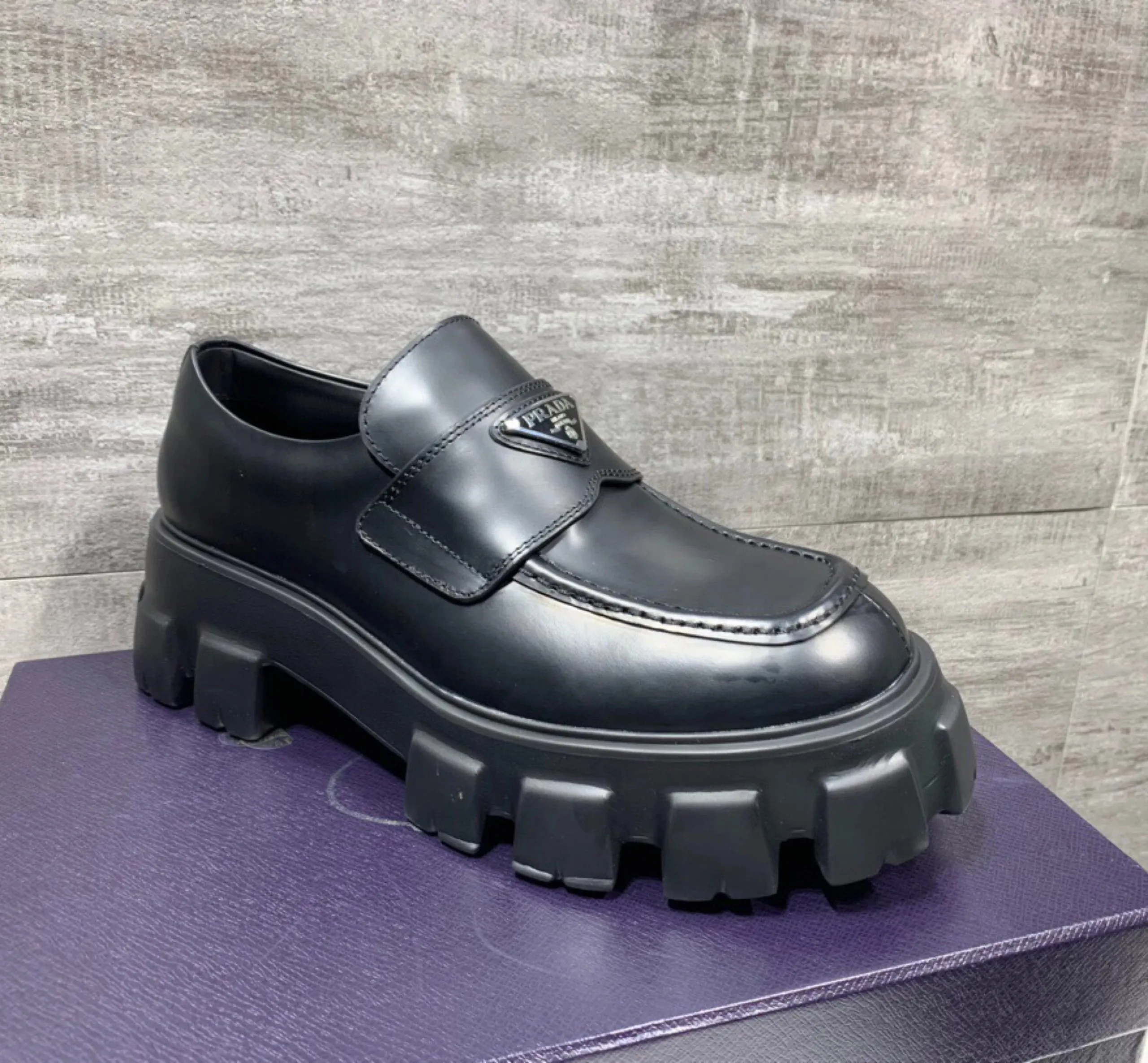 Prada Monolith Loafer CloyAd - Image 1