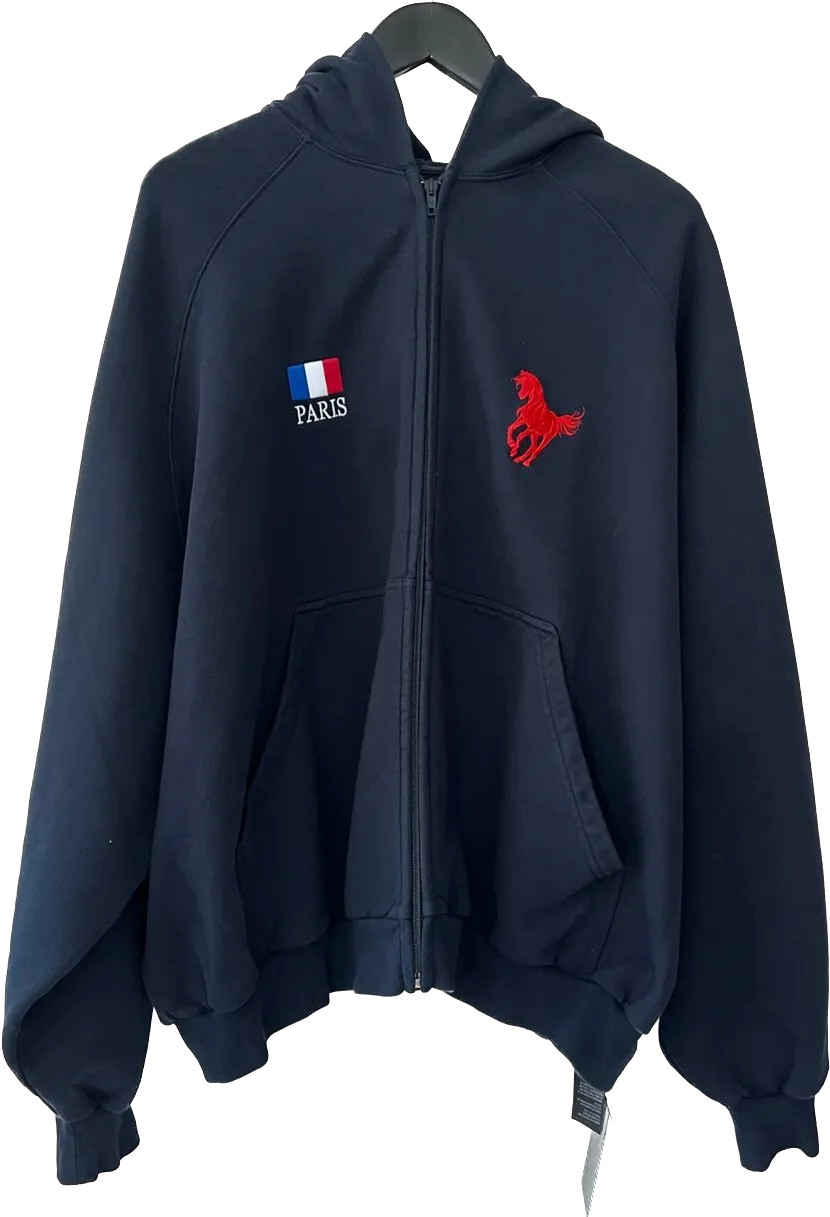 Balenciaga Polo Zip Up Hoodie 3 Styles - Image 1