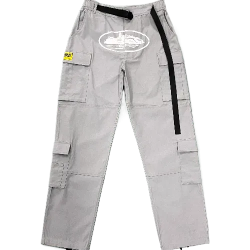 corteiz pants cargo Stone Grey - Image 1