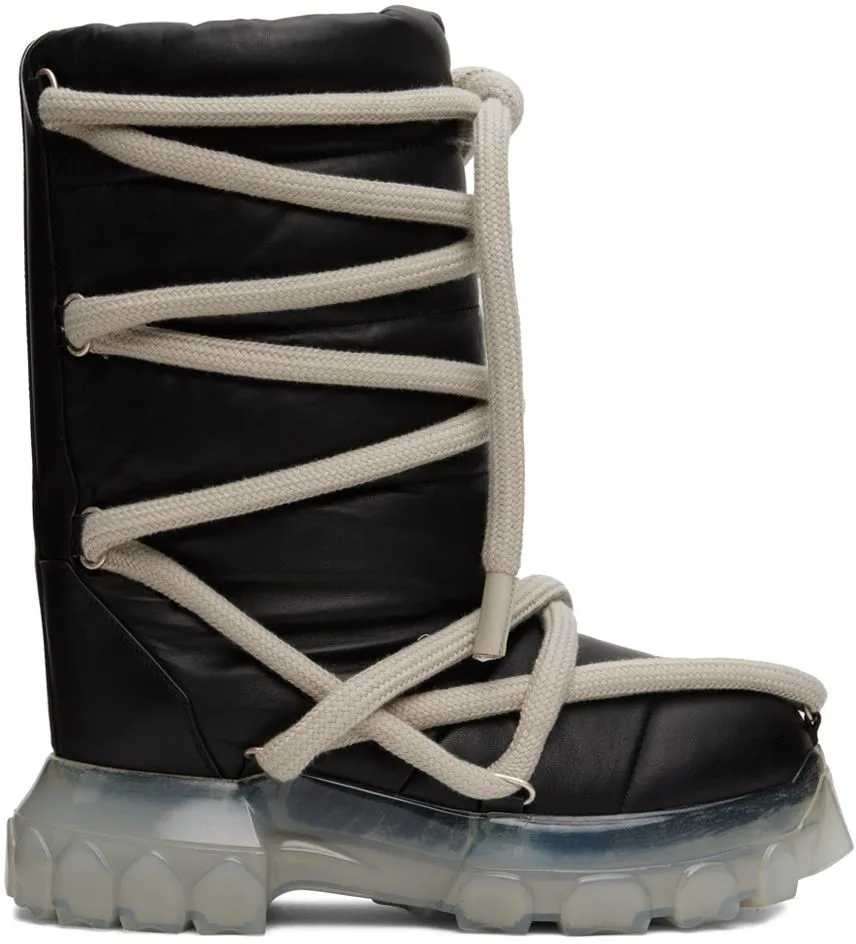 Rick Owens Lace Up Lunar Boot - Image 1