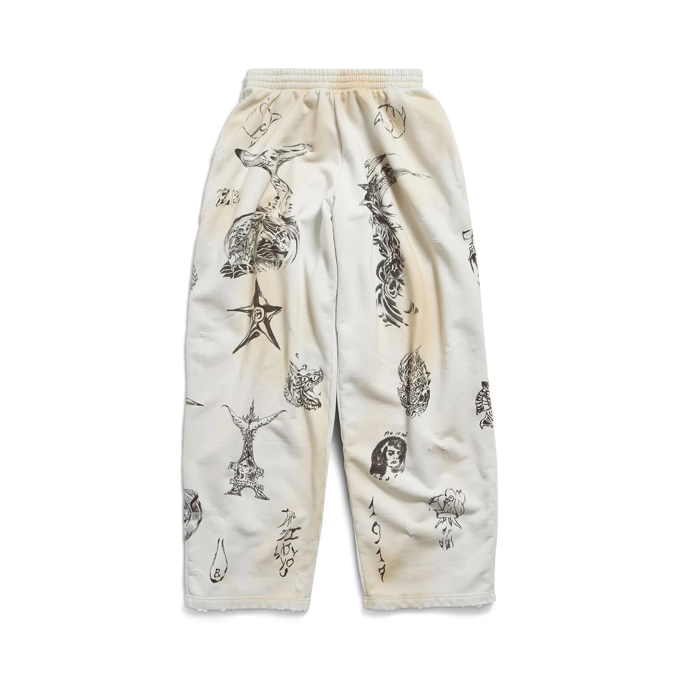 Balenciaga Tattoo Sweatpants 2 Styles - Image 1