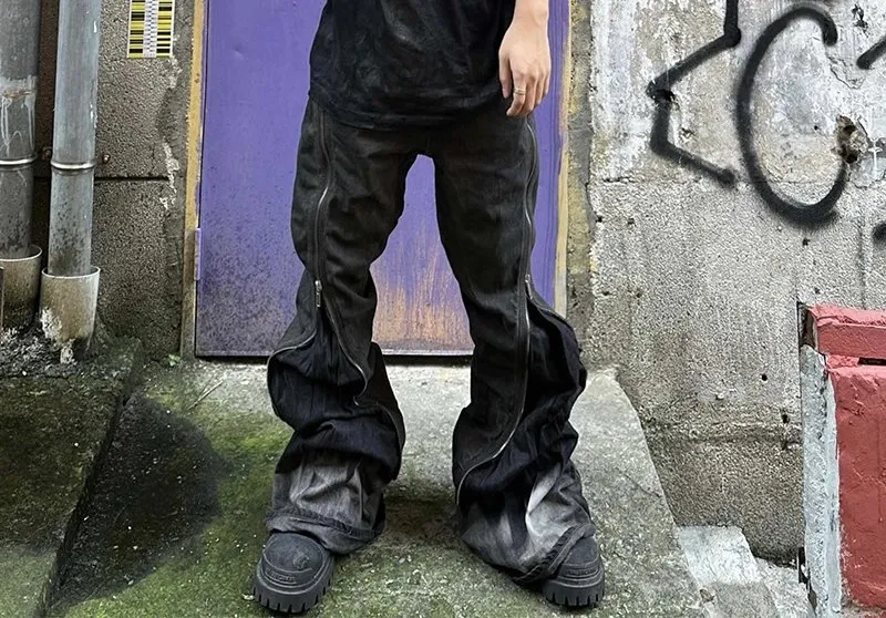 Rick Owens Washed Black Bolan Banana Pants - Image 1