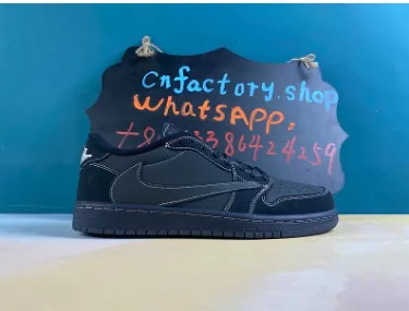 Jordan 1 Retro Low OG SP Travis Scott Black Phantom thumbnail 2