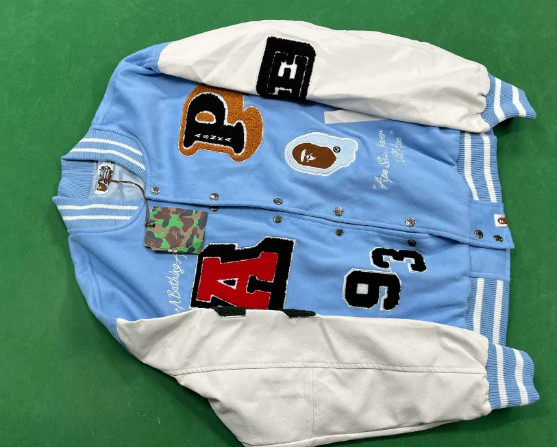 Bape Varsity Jacket 14 Styles thumbnail 2