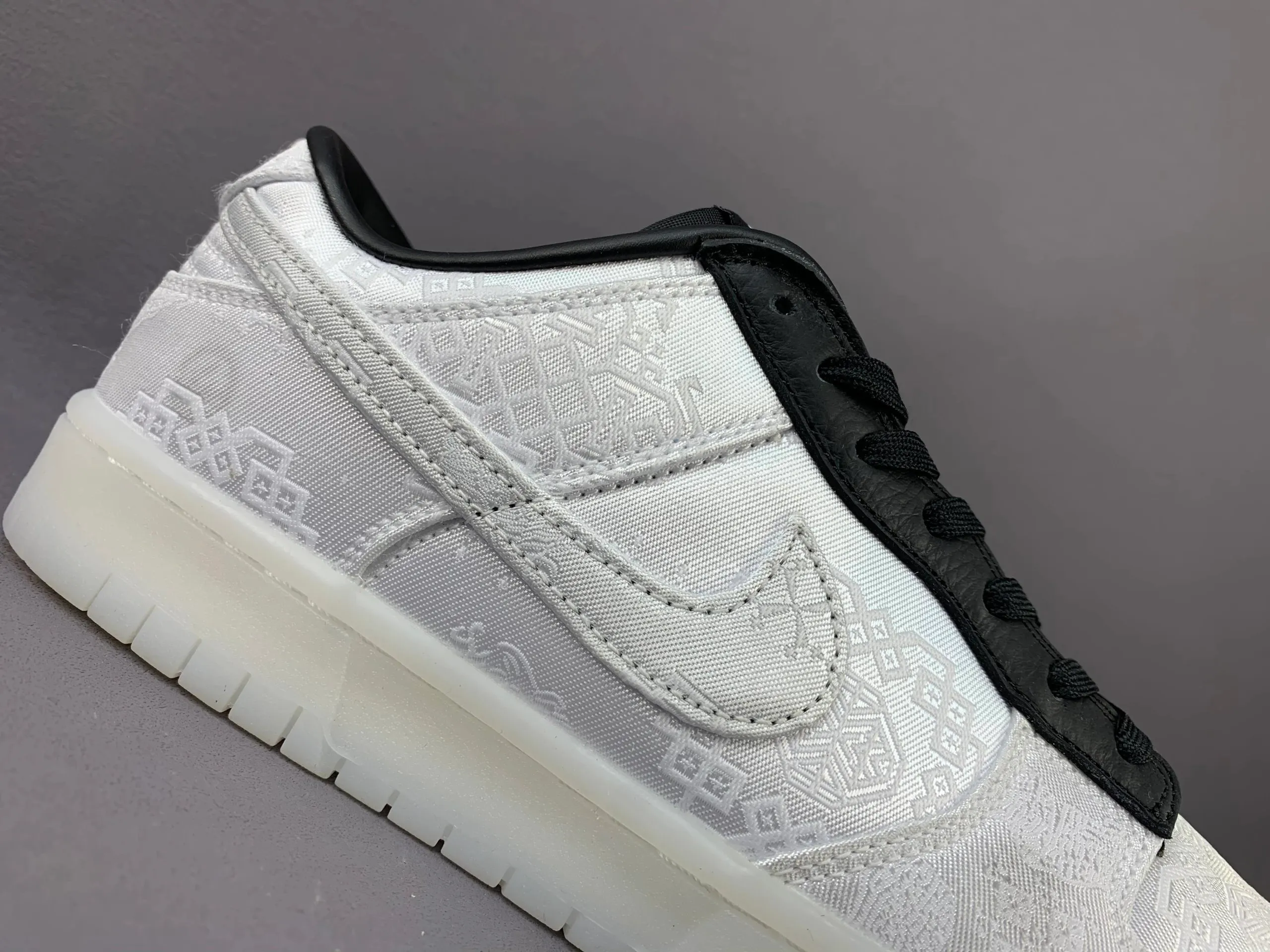 DUNK LOW SP WHITE-BLACK BLANC thumbnail 2