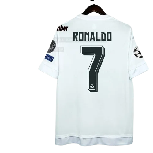 15 16 Real Madrid Home Football Jersey Champions League Edition thumbnail 2