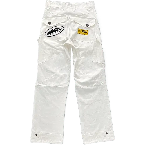 Corteiz pants cargo Slant pocket White thumbnail 2