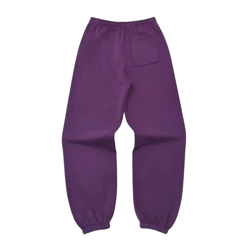 Sp5der Purple Sweatpants thumbnail 2