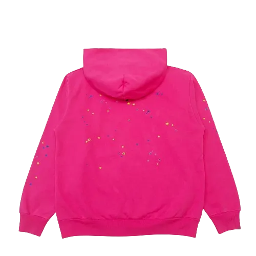 Sp5der Pink Hoodie thumbnail 2