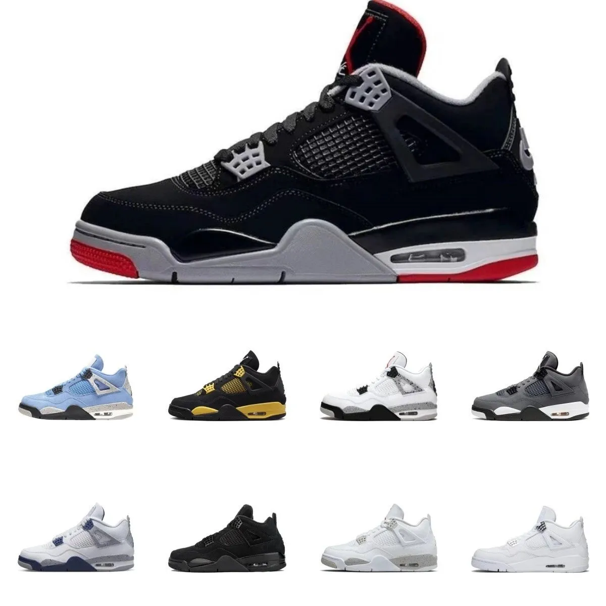 AJ4 men s shoes women s shoes air cushioned basketball 4 - Image 1