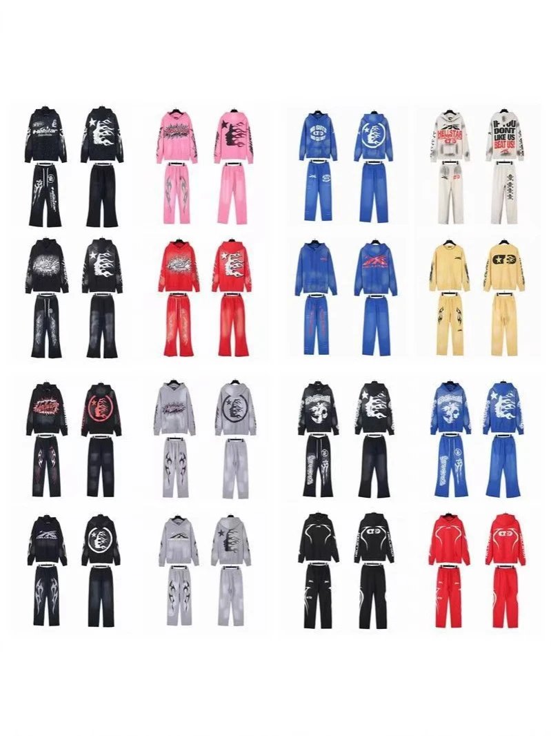 tracksuits — Hellstar Style Washed Set from Weidian