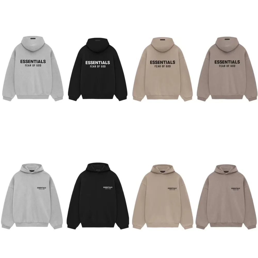 Fear of God Essentials Fleece Logo Hoodie - Image 1