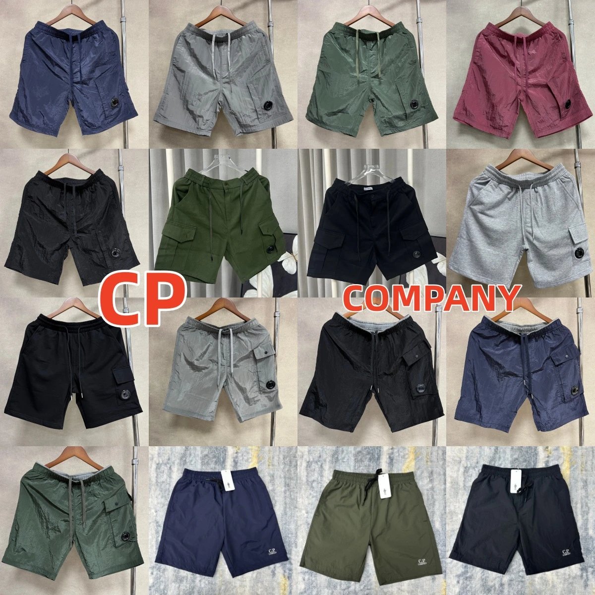 shorts — CP Style Lens Cargo Shorts from Weidian