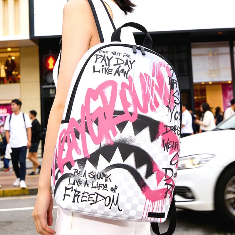 clothing — Premium Shark Mouth Backpack from Weidian
