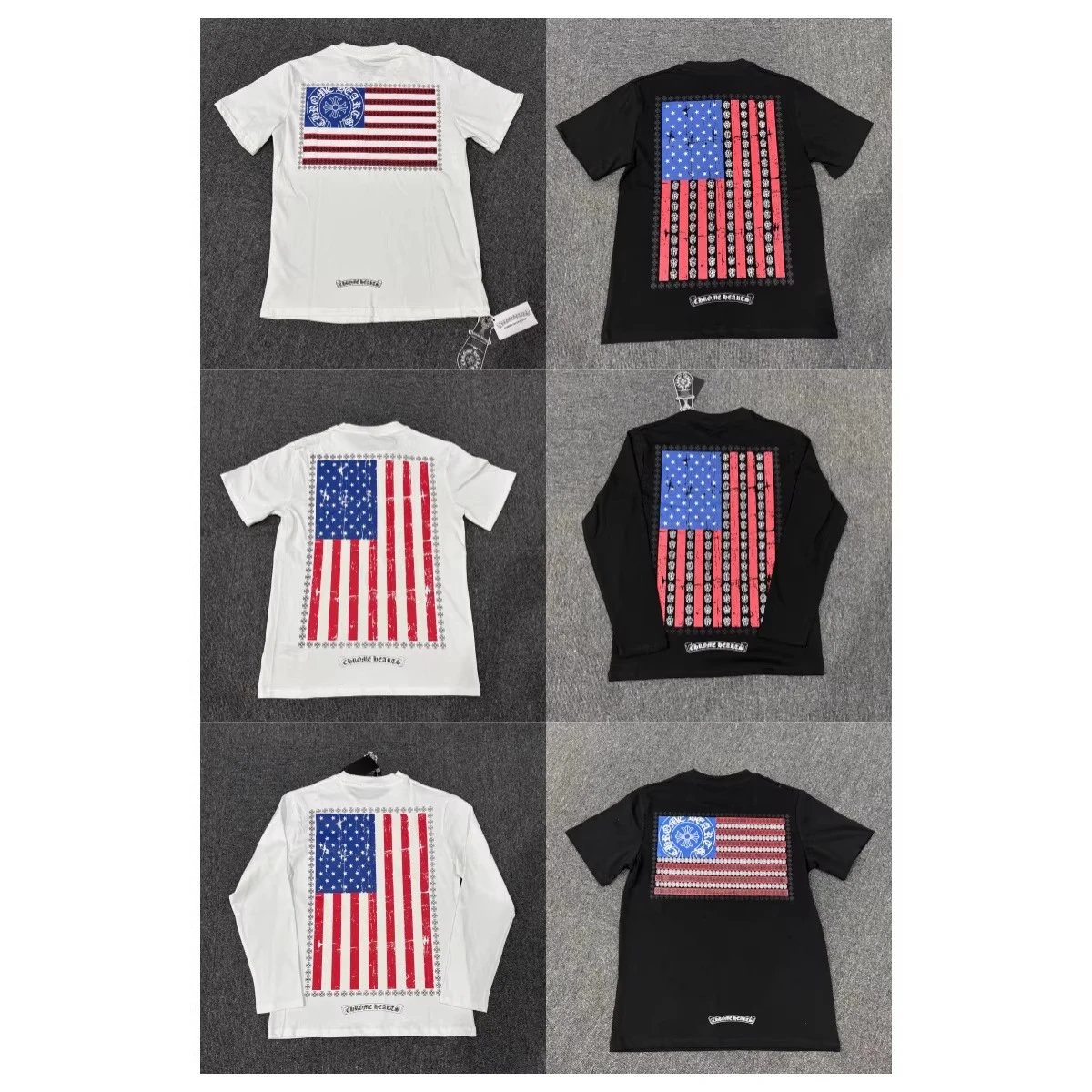 tShirts — Flag Print Graphic Tee from Weidian