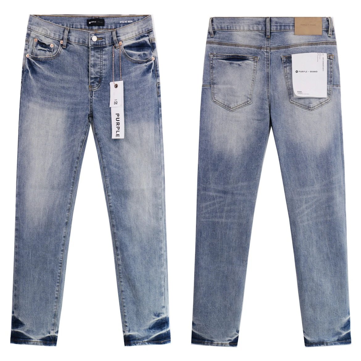 pants — Purple Style Straight Jeans from Weidian