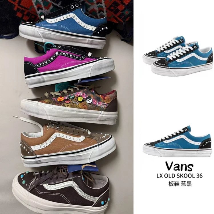 shoes — Pearl Studded Platform Canvas Sneakers from Weidian