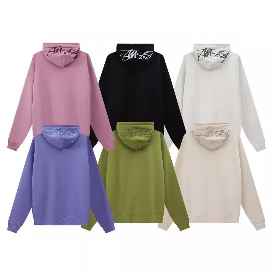 hoodies — Stussy Style Script Hoodie from Weidian