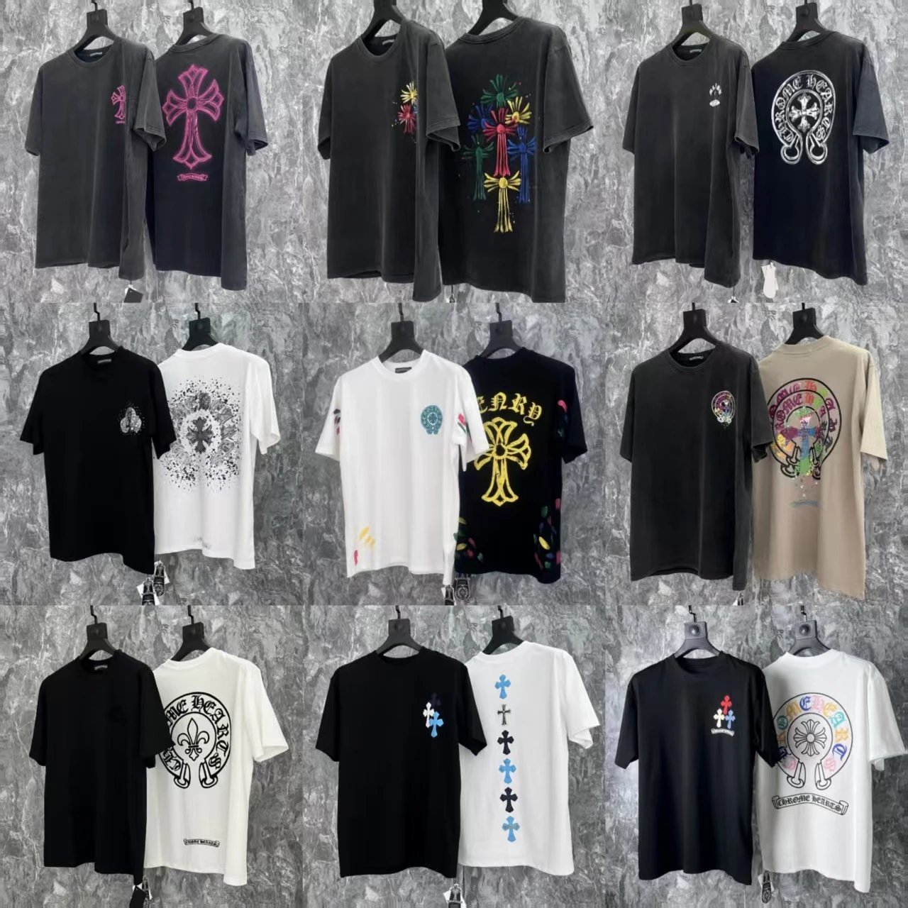 tShirts — Chrome Hearts Style Cross Tee from Weidian