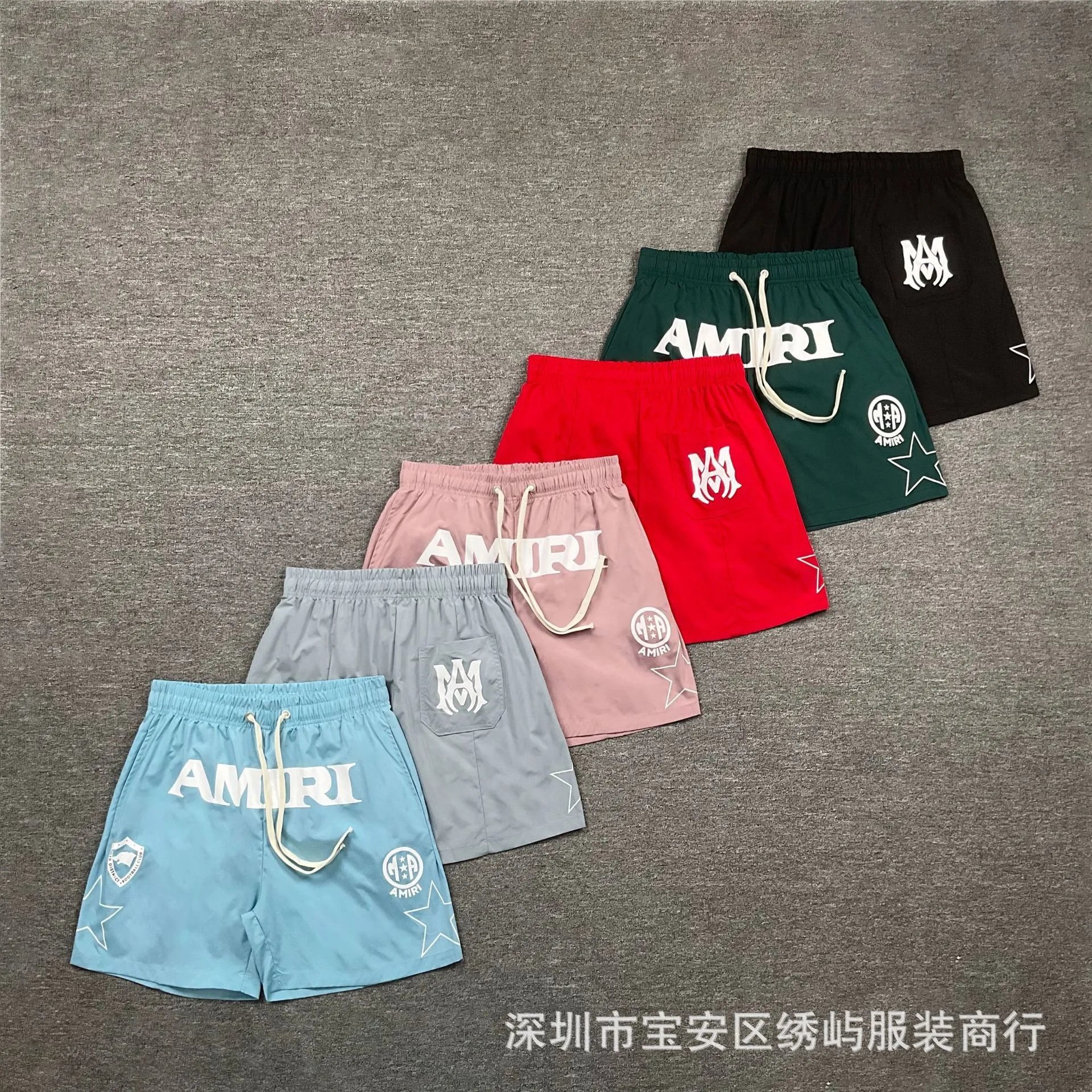 shorts — AM Style Logo Mesh Shorts from Weidian