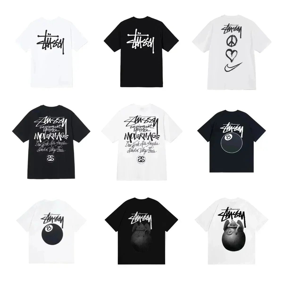 clothing — Trendy Casual Short Sleeve Tee from Weidian