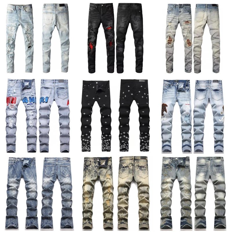 pants — AM Style Distressed Jeans from Weidian