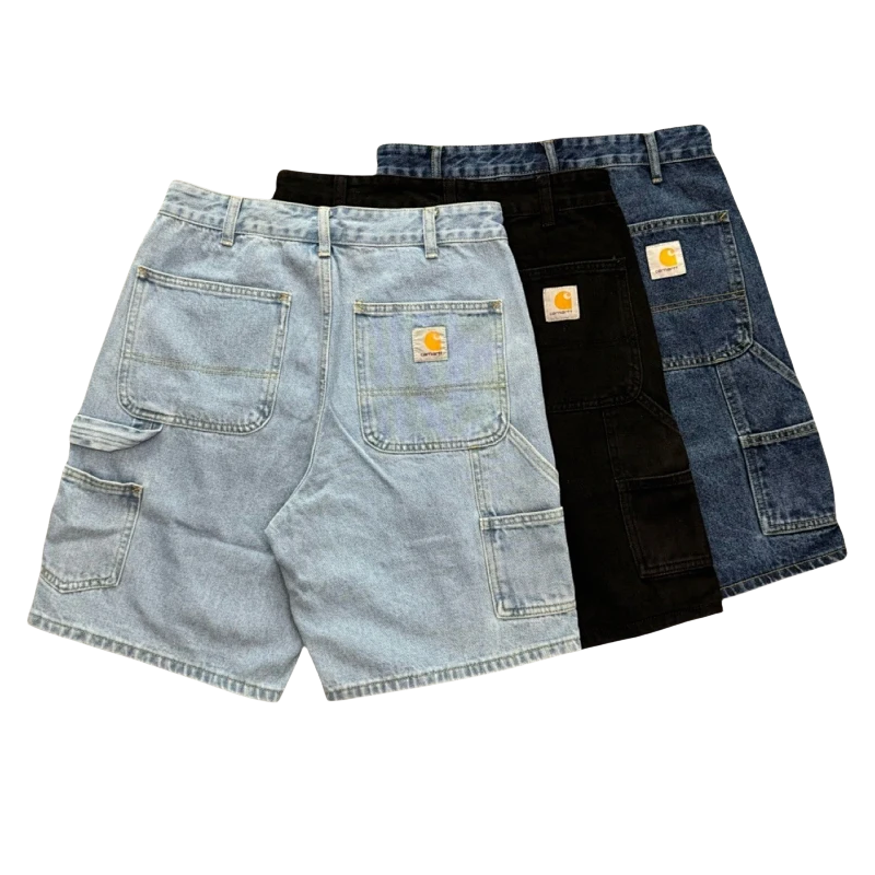 shorts — Carhartt Style Denim Work Shorts from Weidian