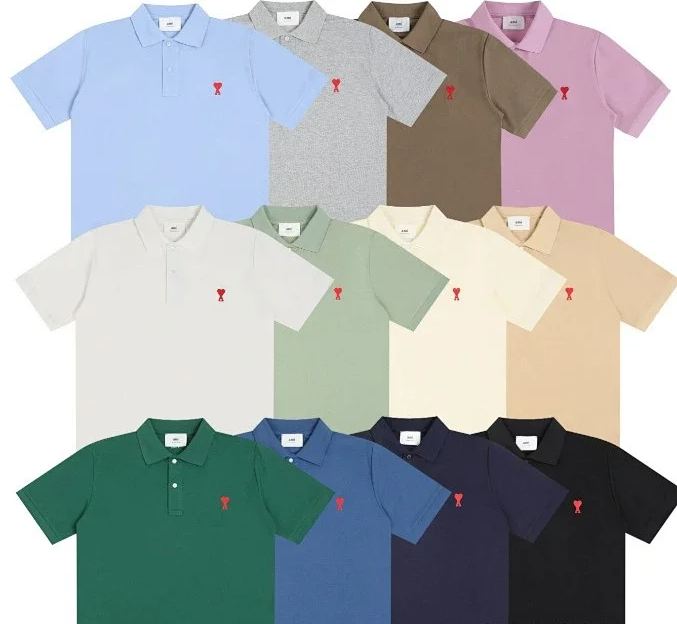 tShirts — Ami Style Heart Logo Polo from Weidian