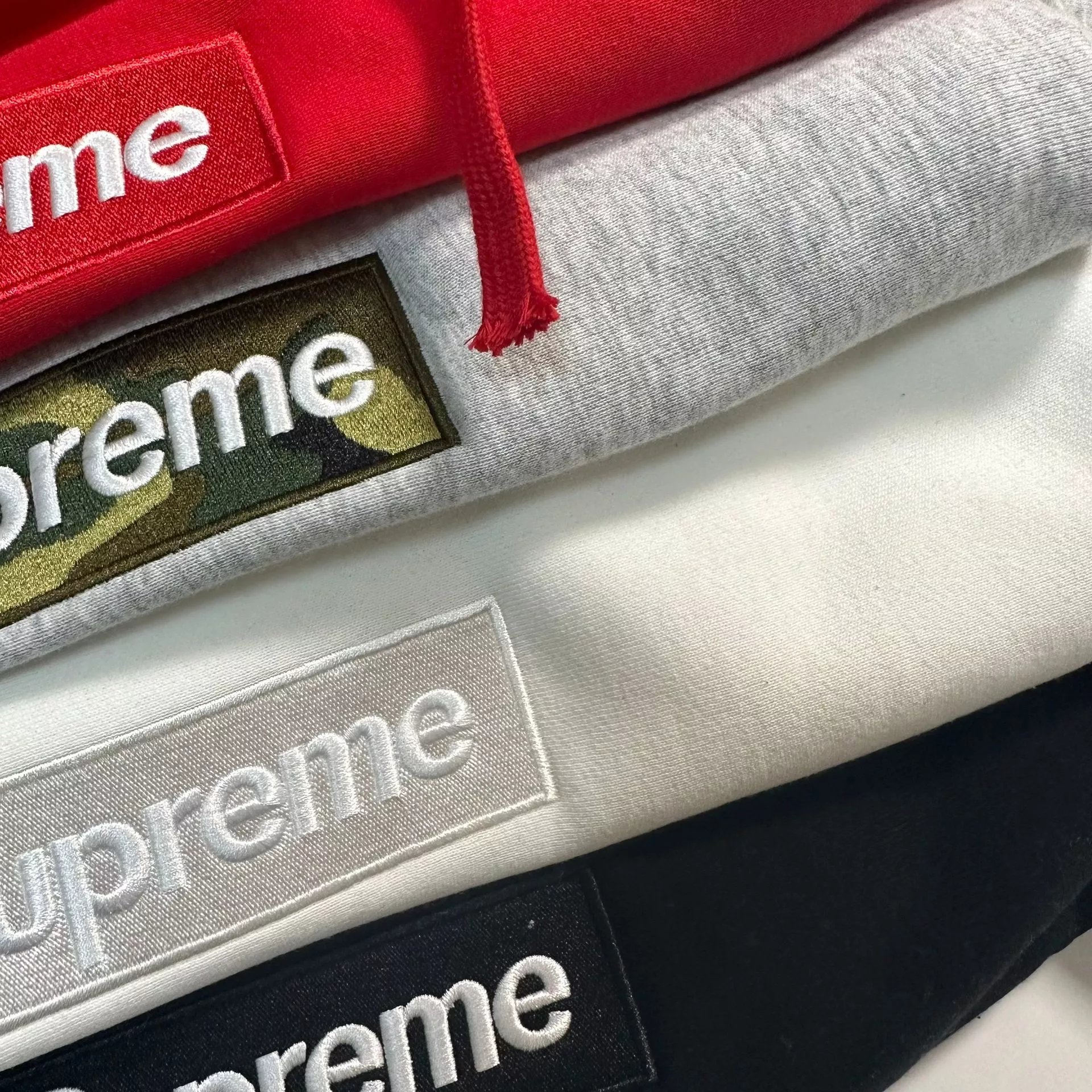 hoodies — Sup Style Box Logo Hoodie from Weidian