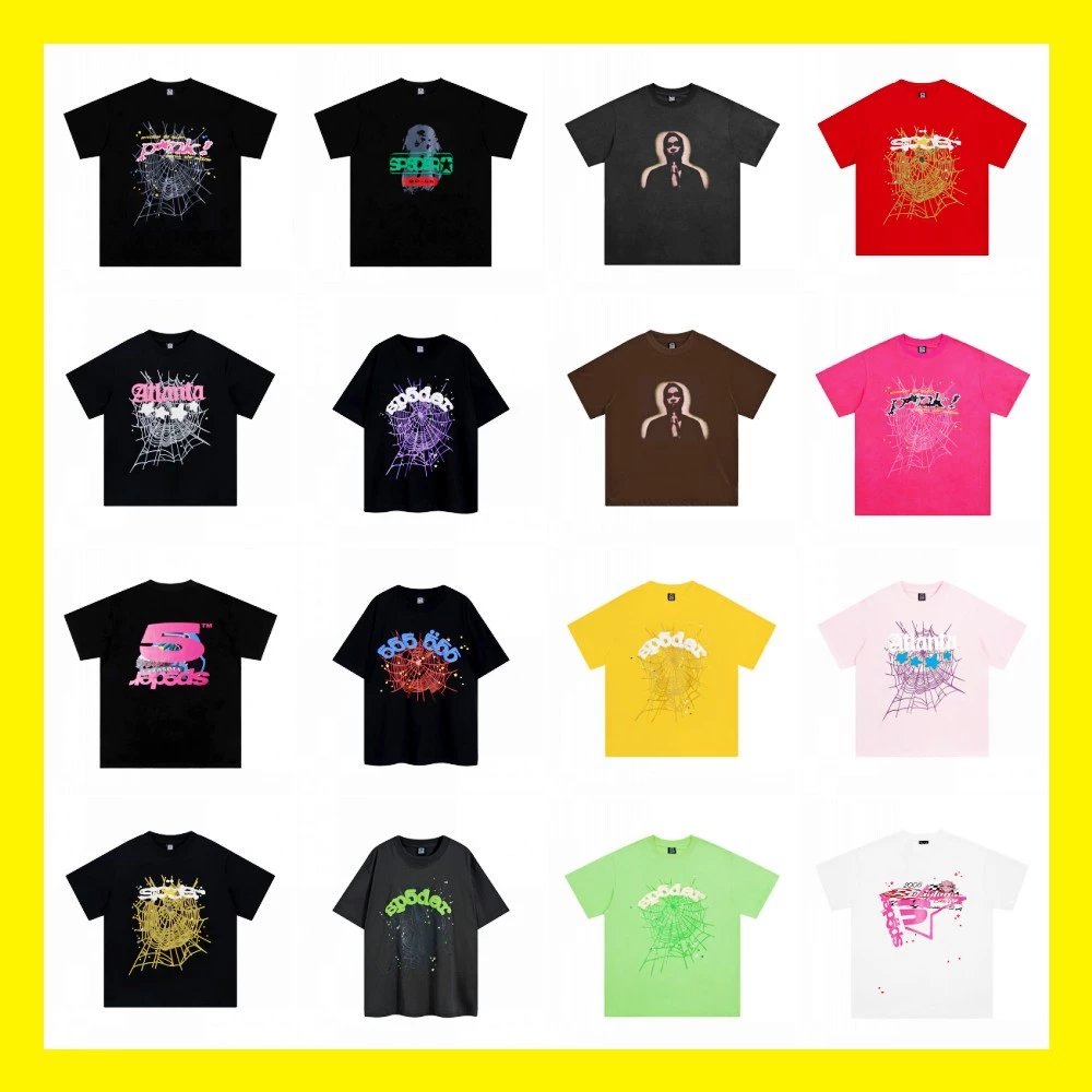 tShirts — Sp5der Style Web Graphic Tee from Weidian