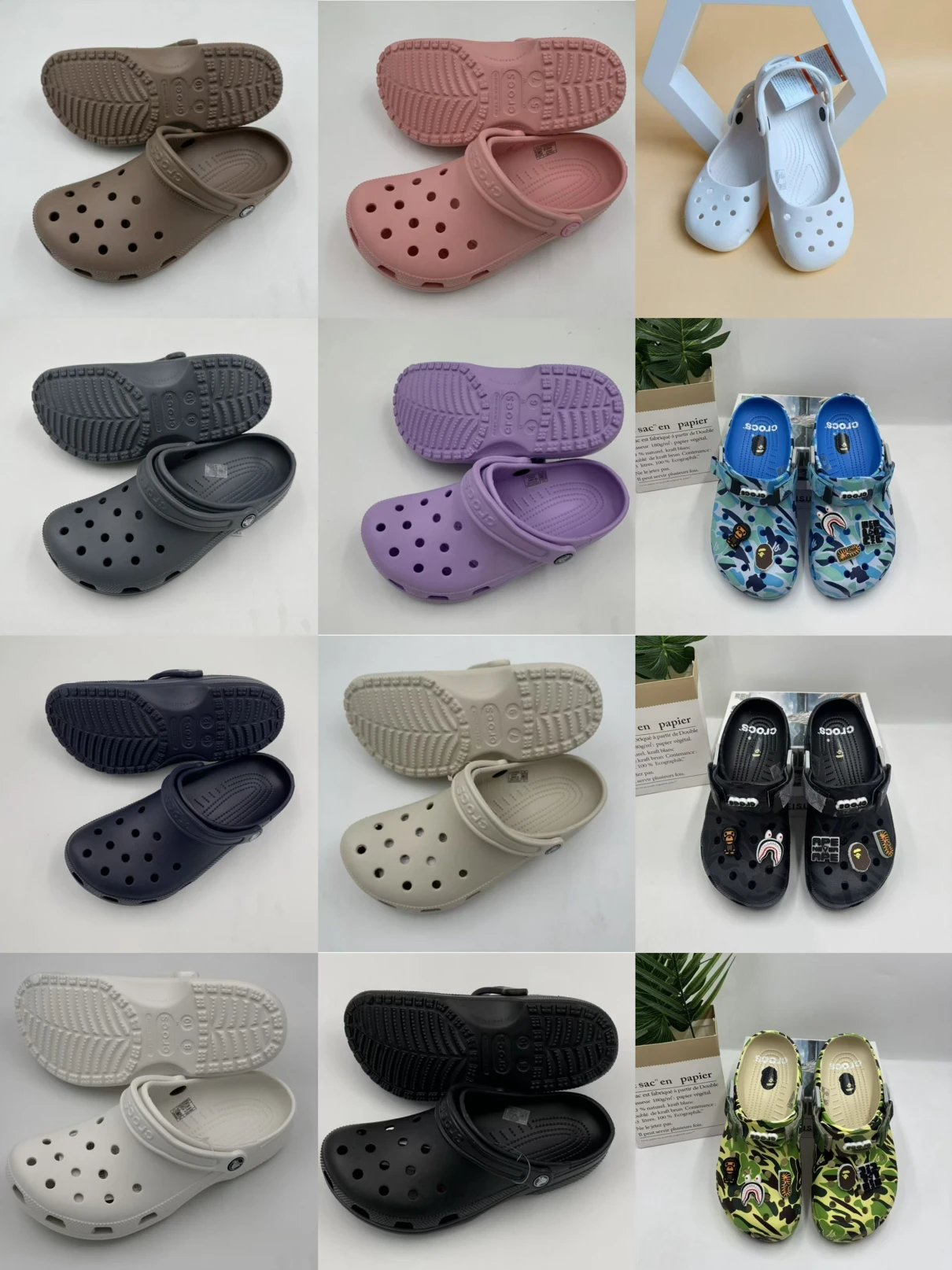 shoes — Classic Clog Sandals Collection from Weidian