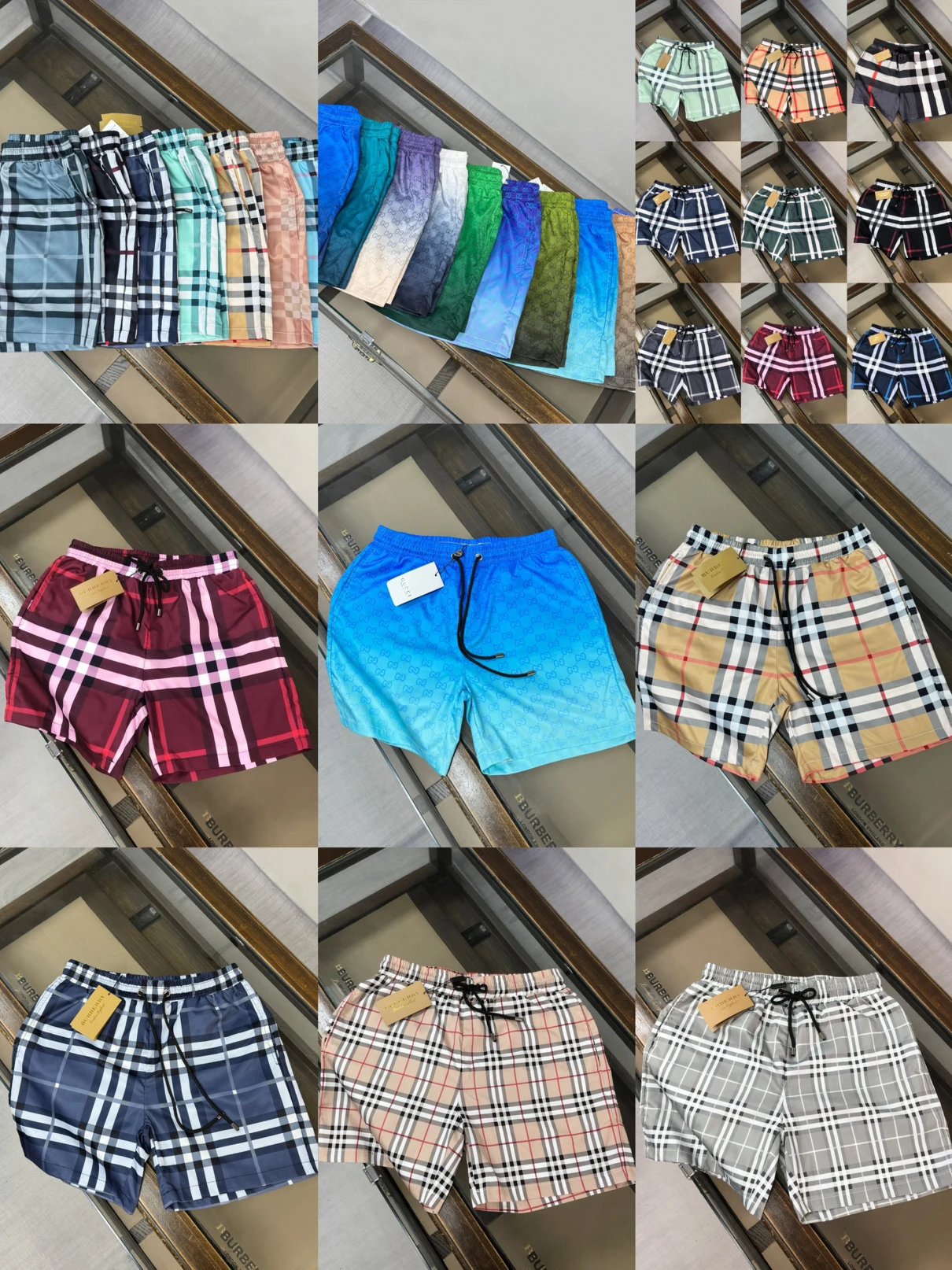 shorts — Checked Swim Shorts Collection from Weidian