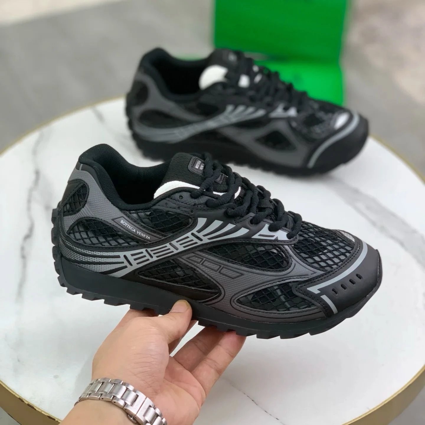 shoes — Platform Mesh Retro Sneakers from Weidian