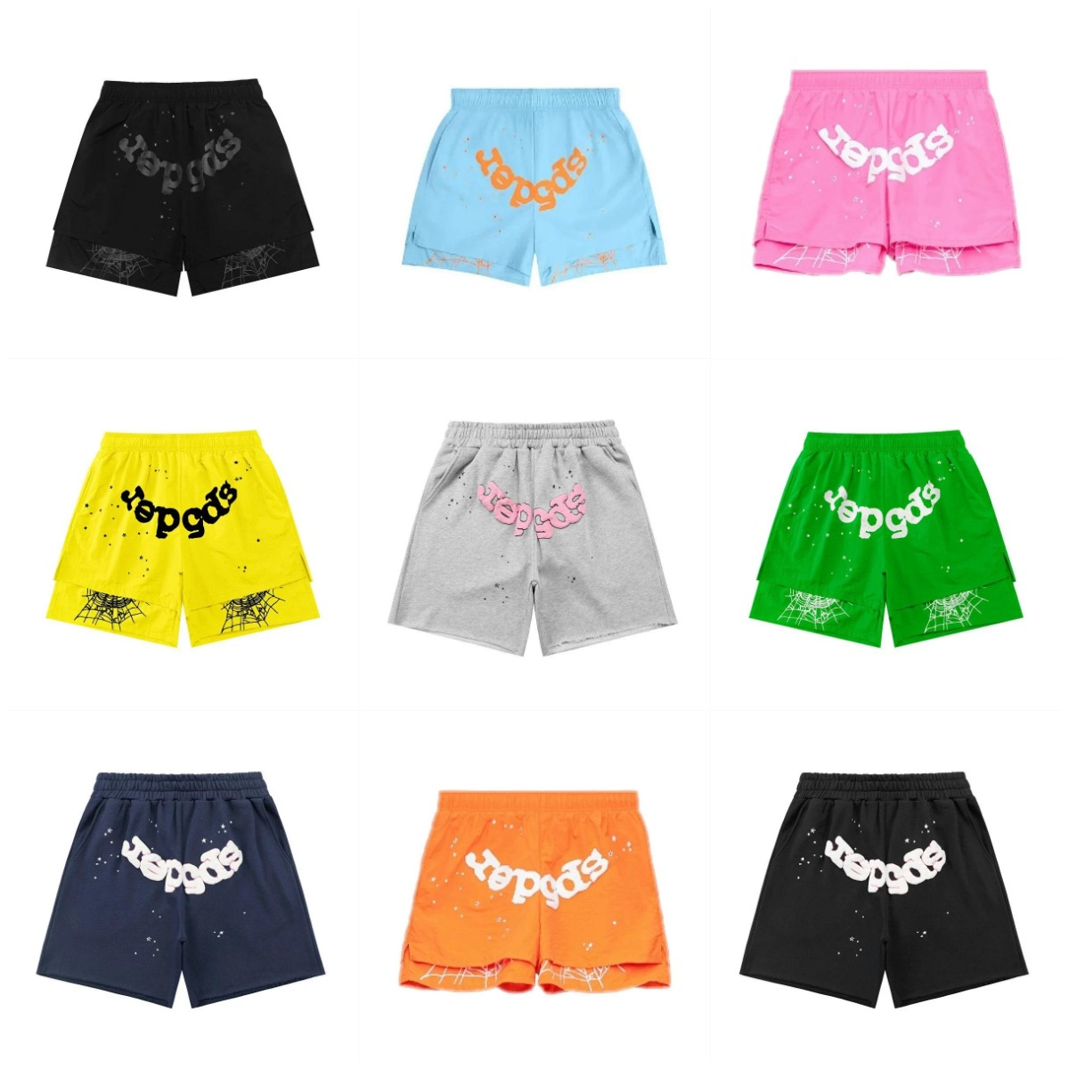 tracksuits — Web Print Tee and Shorts Set from Weidian