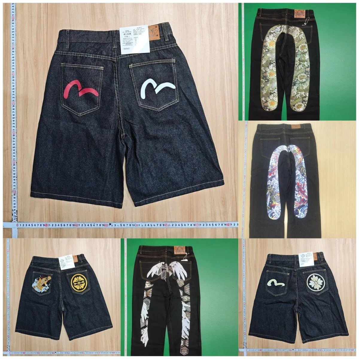 pants — Retro Hip Hop Baggy Jeans from Weidian