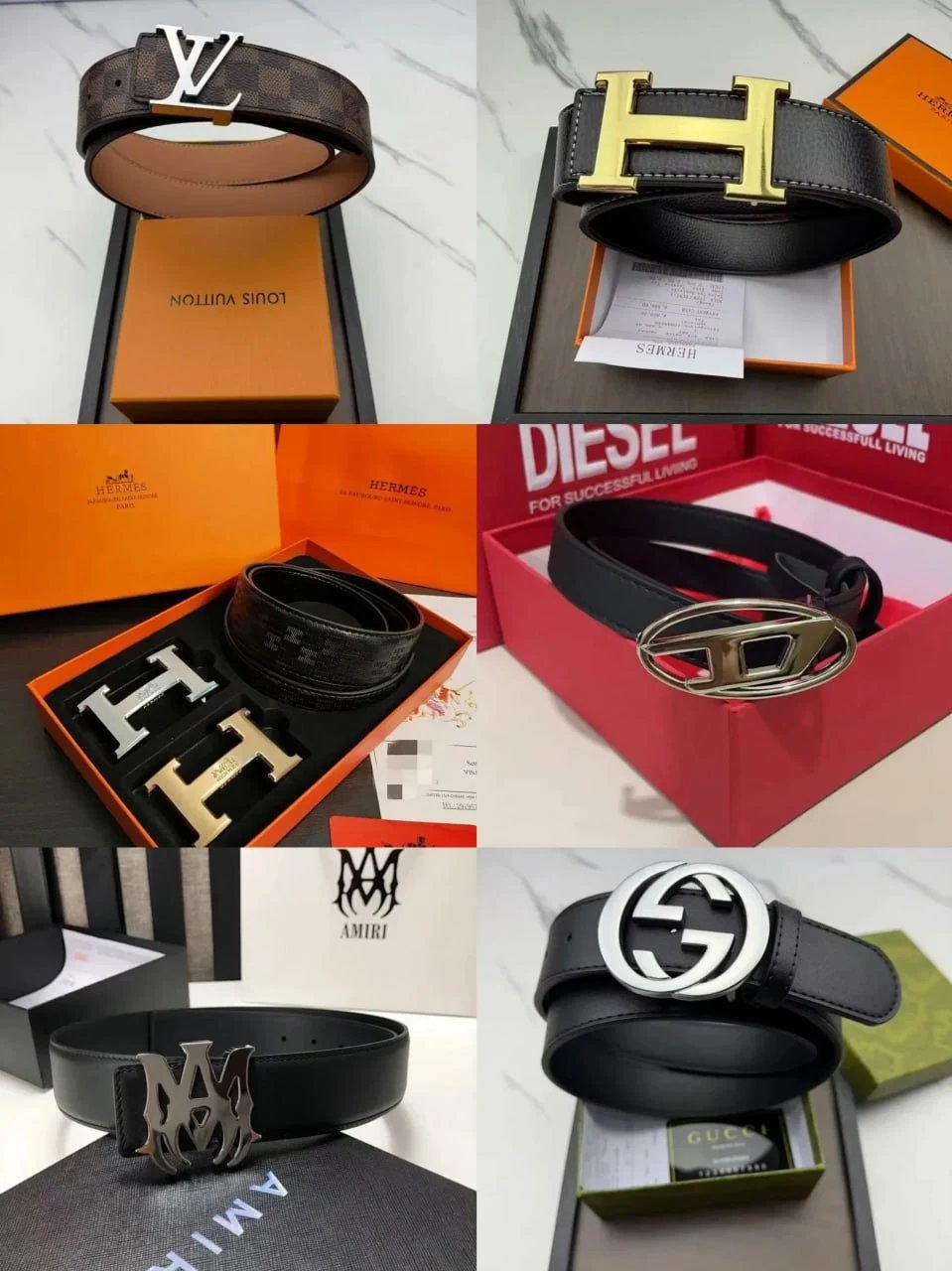 accessories — Reversible Leather Belt from Weidian