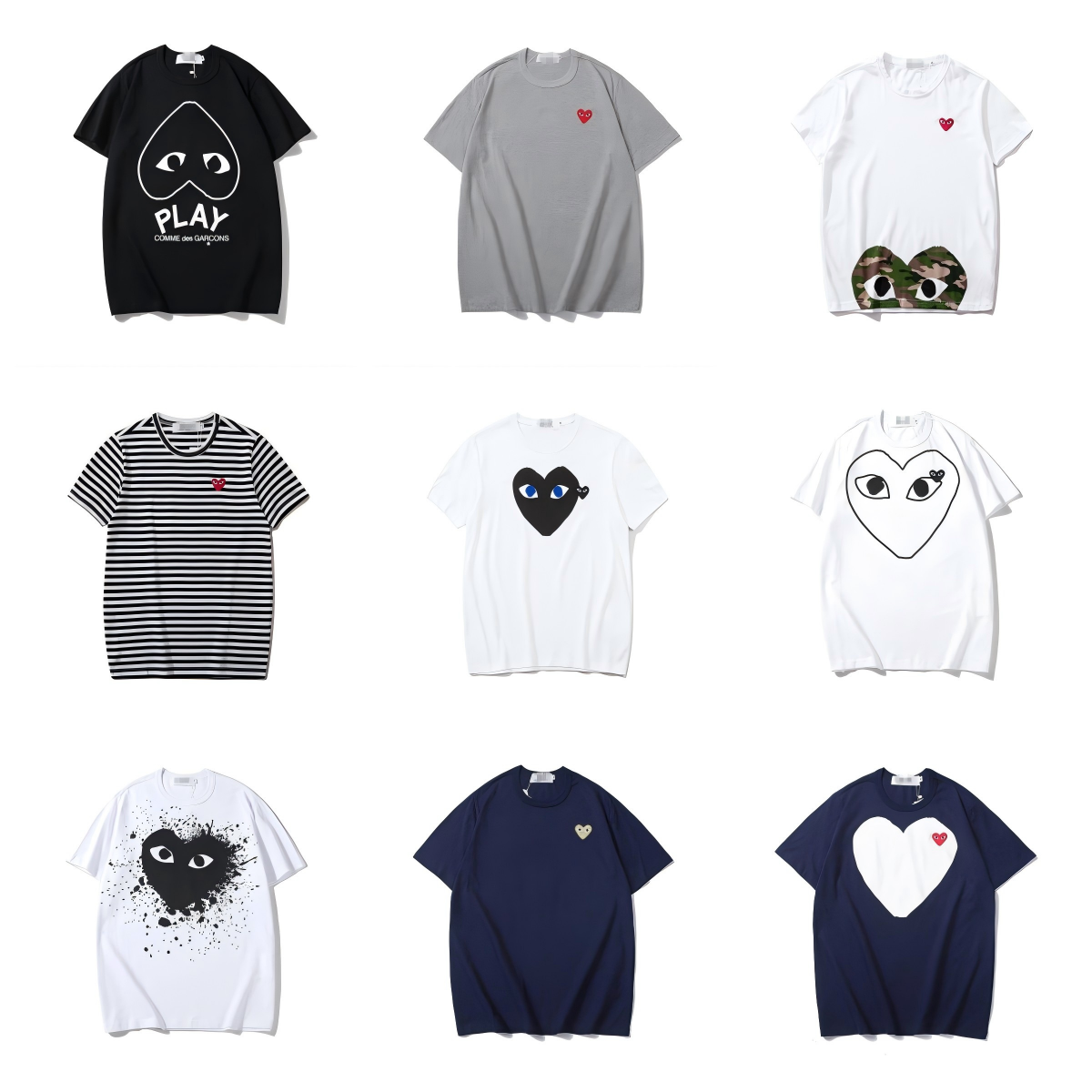 tShirts — Heart Patch Embroidered Tee from Weidian