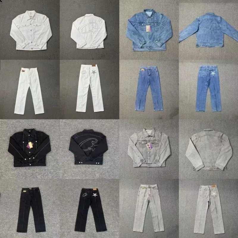 tracksuits — Denim Jacket and Jeans Set from Weidian