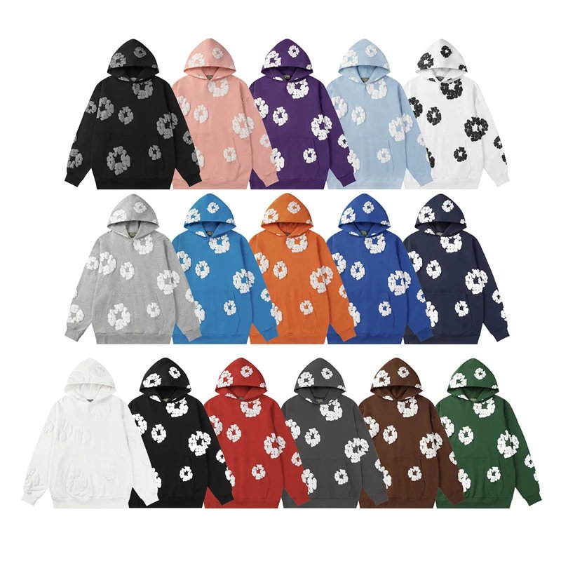 hoodies — Puff Print Terry Hoodie from Weidian