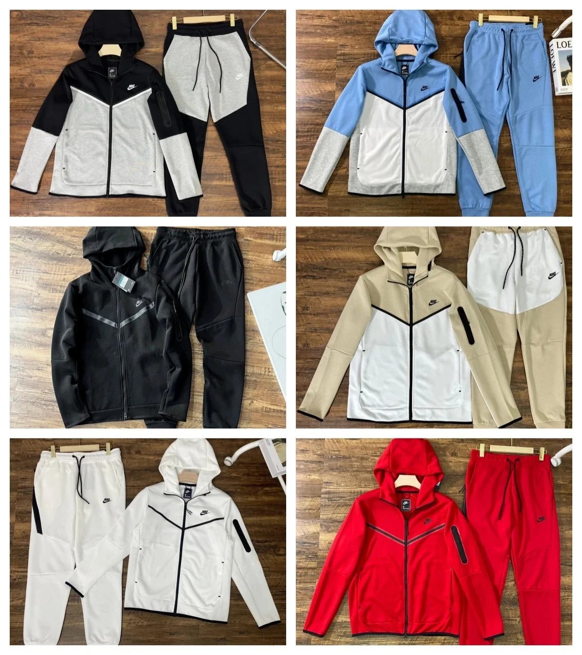 tracksuits — Fleece Sweatsuit Two Piece Set from Weidian