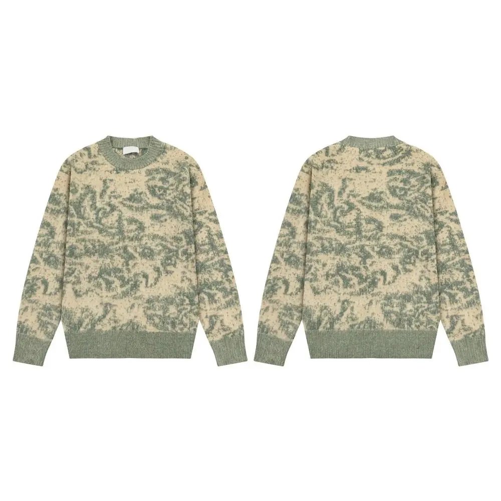 Crewneck Knit Pullover Sweater - Image 1